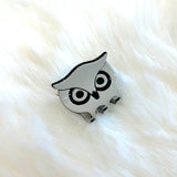 Owl Small Size Claw Cellulose Jaw Hair Clips - 5colors