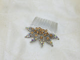 Vintage Medium Size Crystal Wedding Comb - in 4 colors