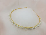 All Pearls Decorated On Metal Body Cute Headband - in 2 colors