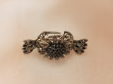 Crystal Sunflower Jaw Hair Clip Decent Color Collections - in 3 colors