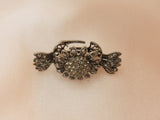 Crystal Sunflower Jaw Hair Clip Decent Color Collections - in 3 colors