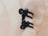 Best Selling Vintage Flower Tone on Tone Jaw Hair Clip - in 2 Sizes & 3 Colors