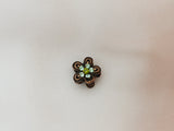 Mini Antique Bronze Color Body Crystal Jaw Hair Clip