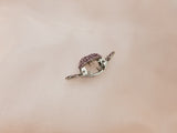 Oval Crystal Jaw Hair Clip