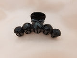 Light Weight Cellulose Long Black Tight and Strong Grip Jaw Hair Clip