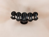Light Weight Cellulose Long Black Tight and Strong Grip Jaw Hair Clip