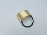 Summer Metal Curved Wrapping Type Elastic Hair Tie Ponytail Holder for Thick Hair