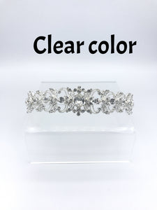 Wedding Thick & Hard Type  Headband with Crystals - in 2 colors