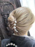 Light Weight Large Pearl Cellulose Jaw Hair Clip (2 colors)