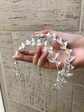 Laurel Wreath Greek Goddess Theme  Ivory Hard Type Handmade Wedding Hair Clip